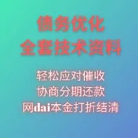 网贷信用卡债务逾期优化