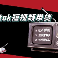 Tiktok新手入门短视频和店铺运营