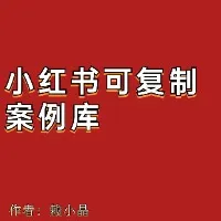 小红书可复制案例库